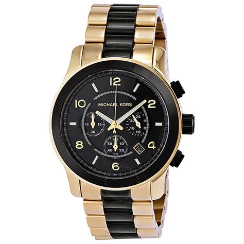 michael kors black dial watch.